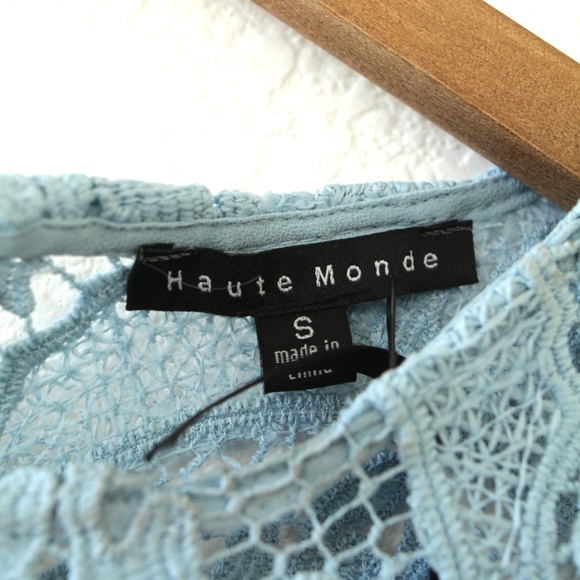 Missy Clothique Long Sleeve Top Lace Embroidered - Picture 5 of 6